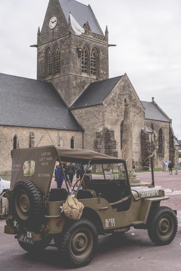 Gite Le C-47 Proche Des Plages Du Debarquement Sainte-Mère-Église Exterior foto